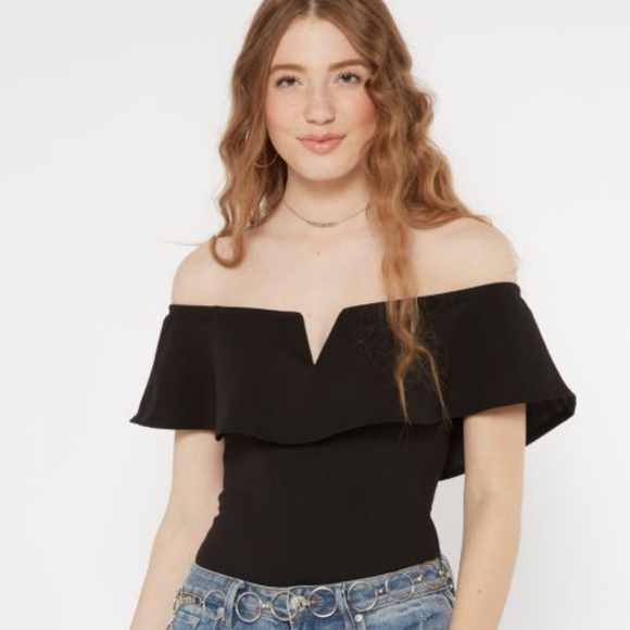 Rue 21 black bodysuit - Picture 1 of 5